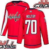 Capitals #70 Holtby Red With Special Glittery Logo Adidas Jersey,baseball caps,new era cap wholesale,wholesale hats